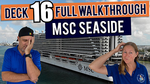 MSC Seaside Public Deck 16 | Tall Man's Cruise Adventures