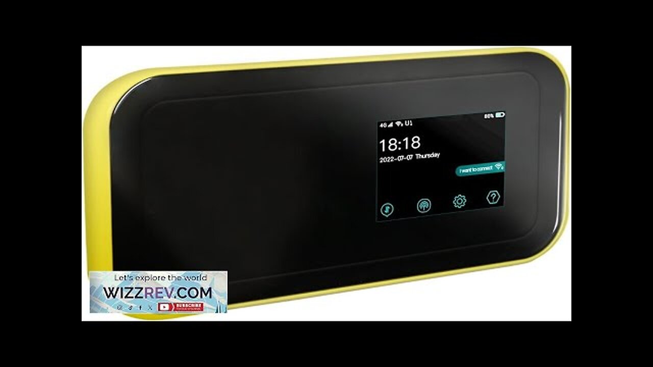 FREEBOT 4G LTE Mobile Hotspot with Touch Screen Portable WiFi Router Review