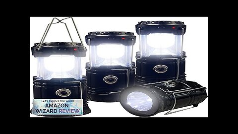 Collapsible Portable LED Camping Lantern XTAUTO Lightweight Waterproof Solar USB Review