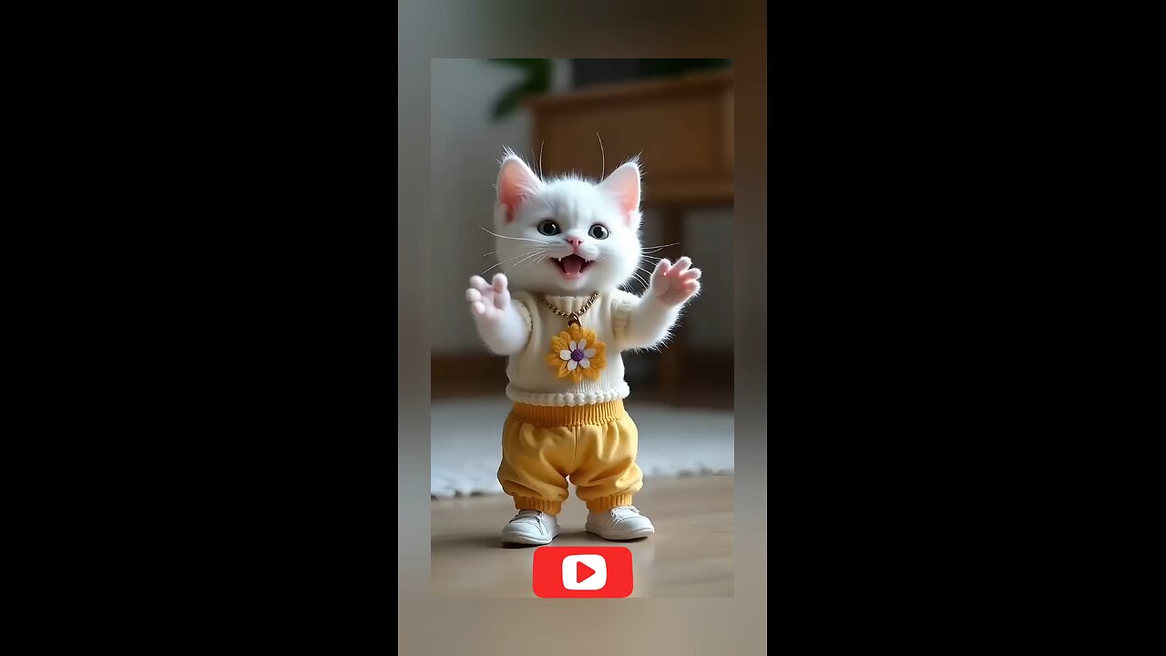 little kitten dancing 😻 #cat #catlove