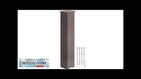 VEVOR Mailbox Post 43" High Mailbox Stand Bronze Powder-Coated Mail Box Post Review