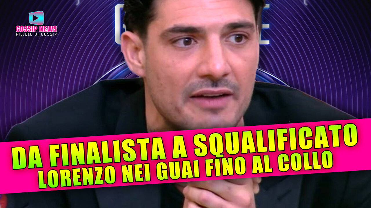 Grande Fratello, Lorenzo Spolverato: Da Finalista a Squalificato!