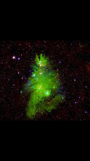 Se descubre en la Galaxia un Arbol de Navidad en el Espacio Exterior NGC 2264 #salmo19