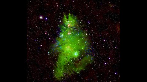 Se descubre en la Galaxia un Arbol de Navidad en el Espacio Exterior NGC 2264 #salmo19