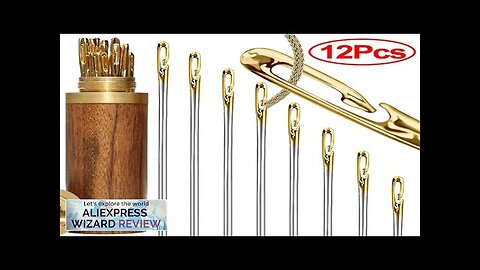 12PCS Sewing Needles Multi-size Side Opening Stainless Steel Darning Sewing Household Hand Review