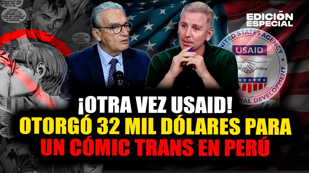 FEB 4 - USAID financió con 32 mil dólares cómic trans en Perú