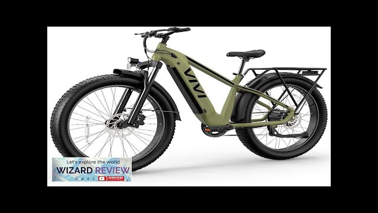 Vivi ACE01 Electric Bike for Adults 26" x 4.0 Fat Tire Ebike Review