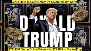 $TRUMP Meme Coin Token Hits $72 Billion Market Cap