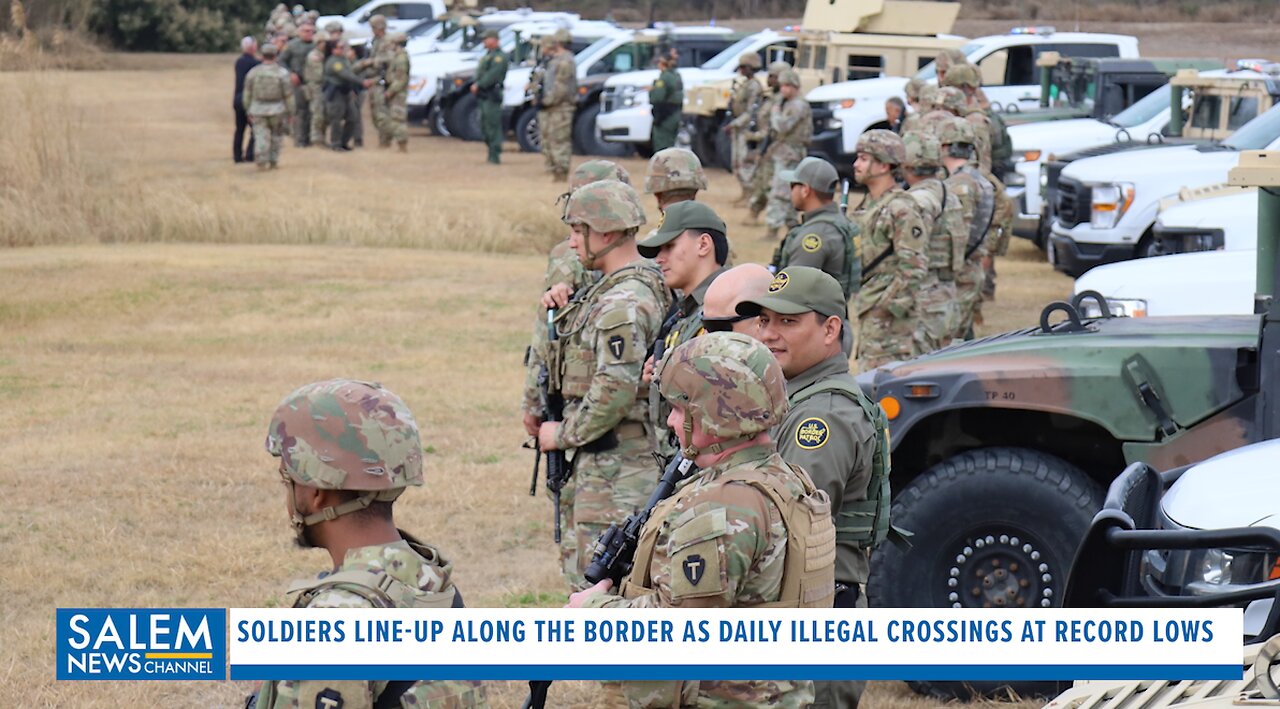 National Guard Soldiers Stationed At Border Helping Agents Keep Criminal Illegals Out