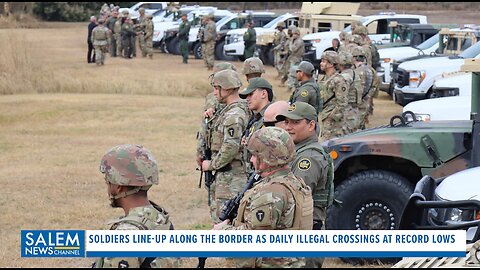 National Guard Soldiers Stationed At Border Helping Agents Keep Criminal Illegals Out