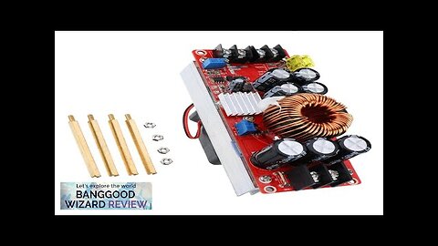 DC10-60V 30A 1500W To 12-90V Boost Converter Step Up Power Supply Module Review