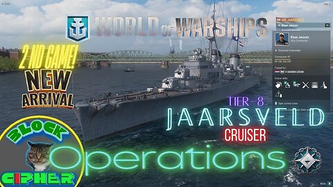 2nd game in this ship and so far I like it. Dutch Cruiser T-8 JAARSVELD in Ops | World of Warships