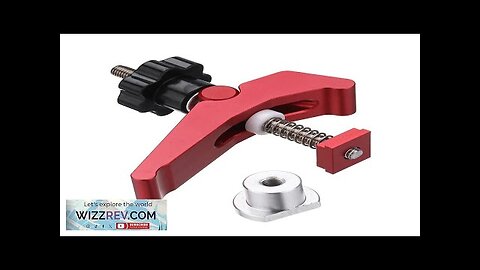 HONGDUI Red Quick Acting Hold Down Clamp Aluminum Alloy T-Slot T-Track Clamp Review