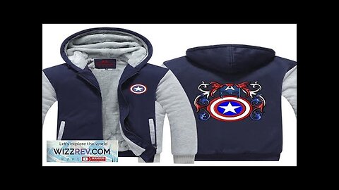 Captain America Crossing Harley Quinn Symbol Hooded Jacket Review