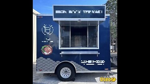 Fully-Licensed 2023 8' x 10' Kitchen Food Concession Trailer for Sale in Florida!