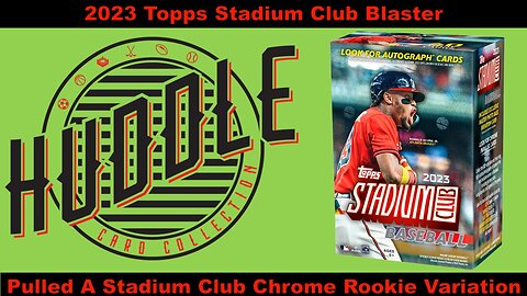 BANG!! Pulled A Stadium Club Chrome Rookie Variation From A 2023 Topps Stadium Club Blaster