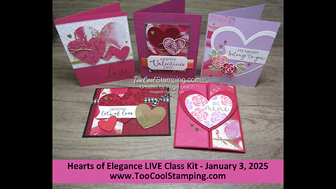 Stampin' Up! Hearts of Elegance LIVE Class Replay