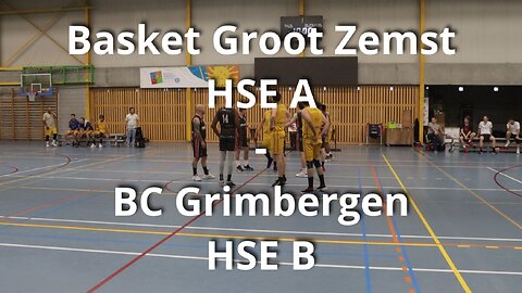 Basket Groot Zemst HSE A - BC Grimbergen HSE B - 21 september 24