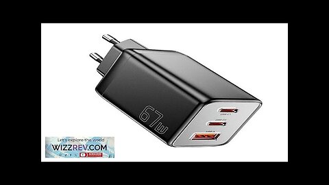 GaN Tech ESSAGER 67W 3-Port USB PD Charger 2USB-C+USB-A QC3.0 2.0 PD Review