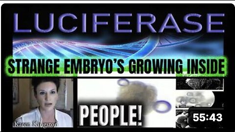 LUCIFERASE- Strange embryos growing inside people's bodies & more.. Karen Kingston