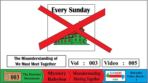 The Misunderstanding of We Must Meet together (Mystery Babylon) [DocDoc Vol 3 Vid 5]