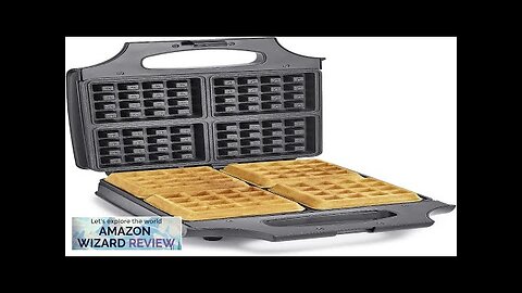 BELLA Classic Waffle Iron 4 Square Belgian Waffle Maker Non-stick Extra Large Review