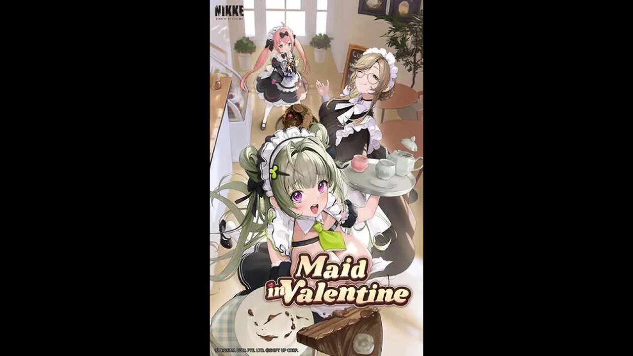 Nikke Goddess of Victory Maid in Valentine & Maid for You