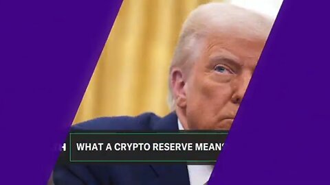 CRYPTO RESERVE, TRUMP