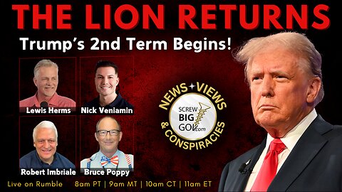 THE LION RETURNS: Trump's 2nd Term Begins!