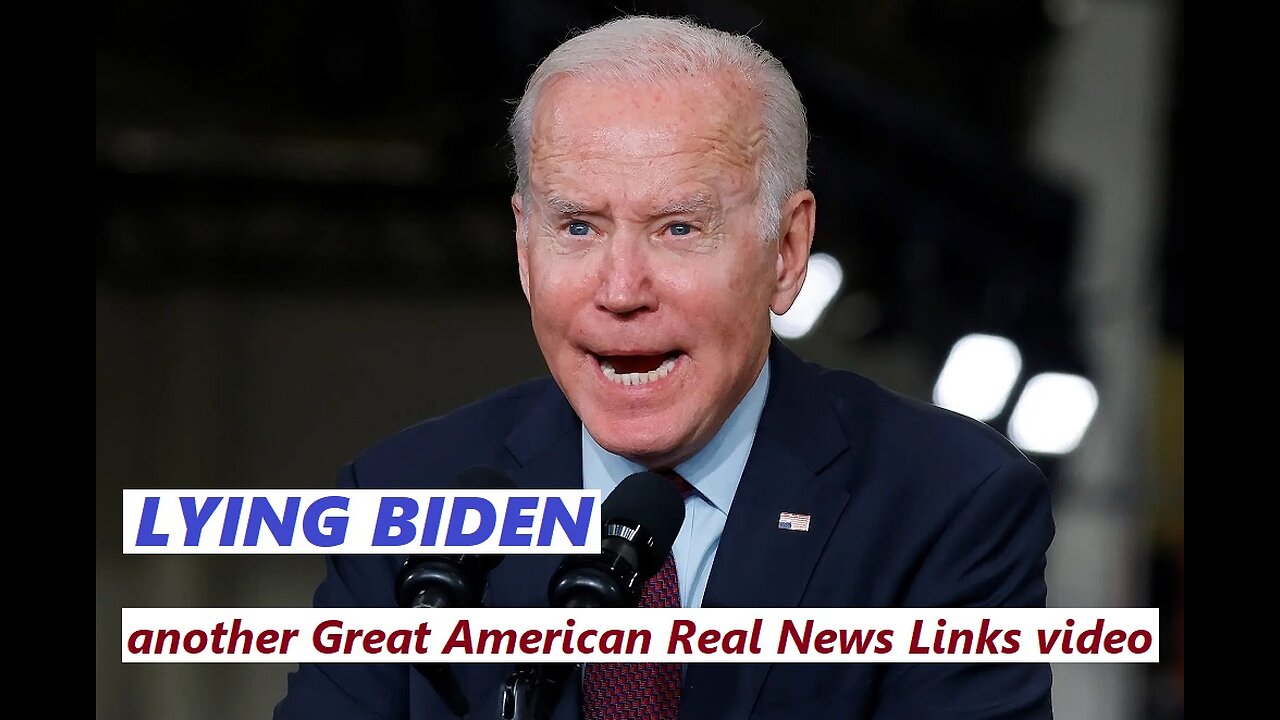 Lying Biden is a Pathological Liar