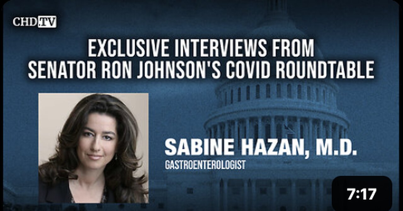 CHD.TV Exclusive With Dr. Sabine Hazan From the COVID Roundtable