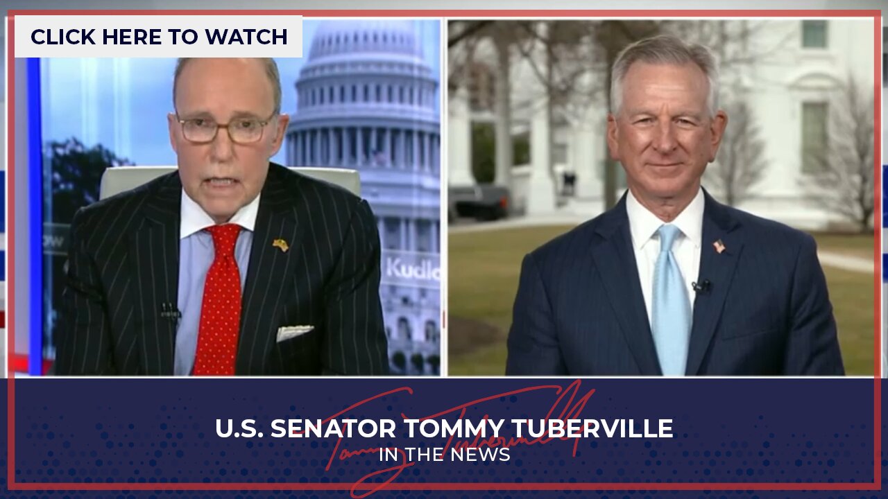 Senator Tuberville Joins Kudlow After President Trump Signs EO to Keep Men out of Women's Sports