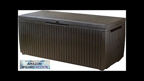 Keter Springwood 80 Gallon Resin Outdoor Storage Box for Patio Furniture Cushions Review