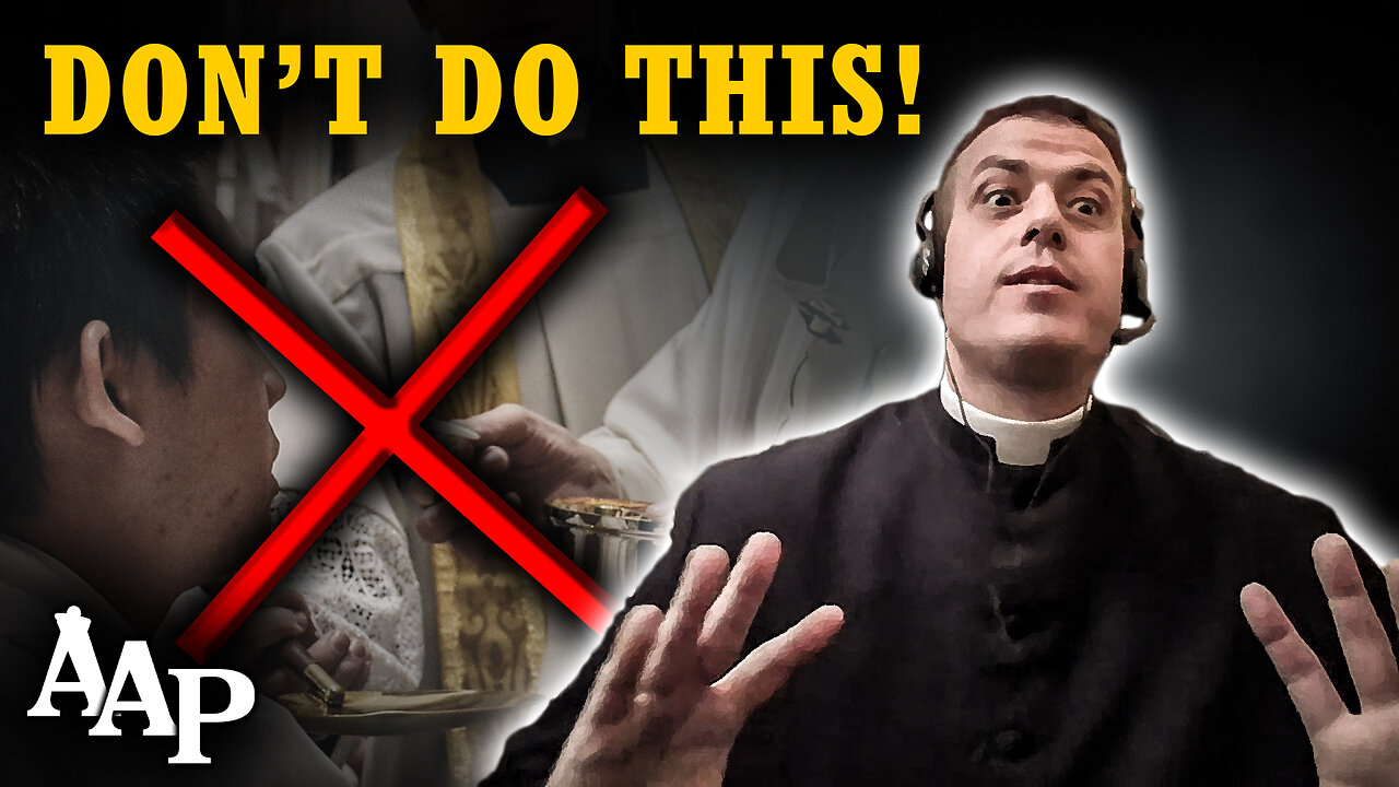 What NOT to do When Receiving Communion at a TLM (Canon Benjamin Norman, ICKSP)