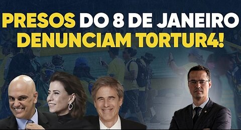 🚨Na ditadura do Brasil os presos políticos do 8/01 DENUNCIAM tortura, maus-tratos e até suicídio!