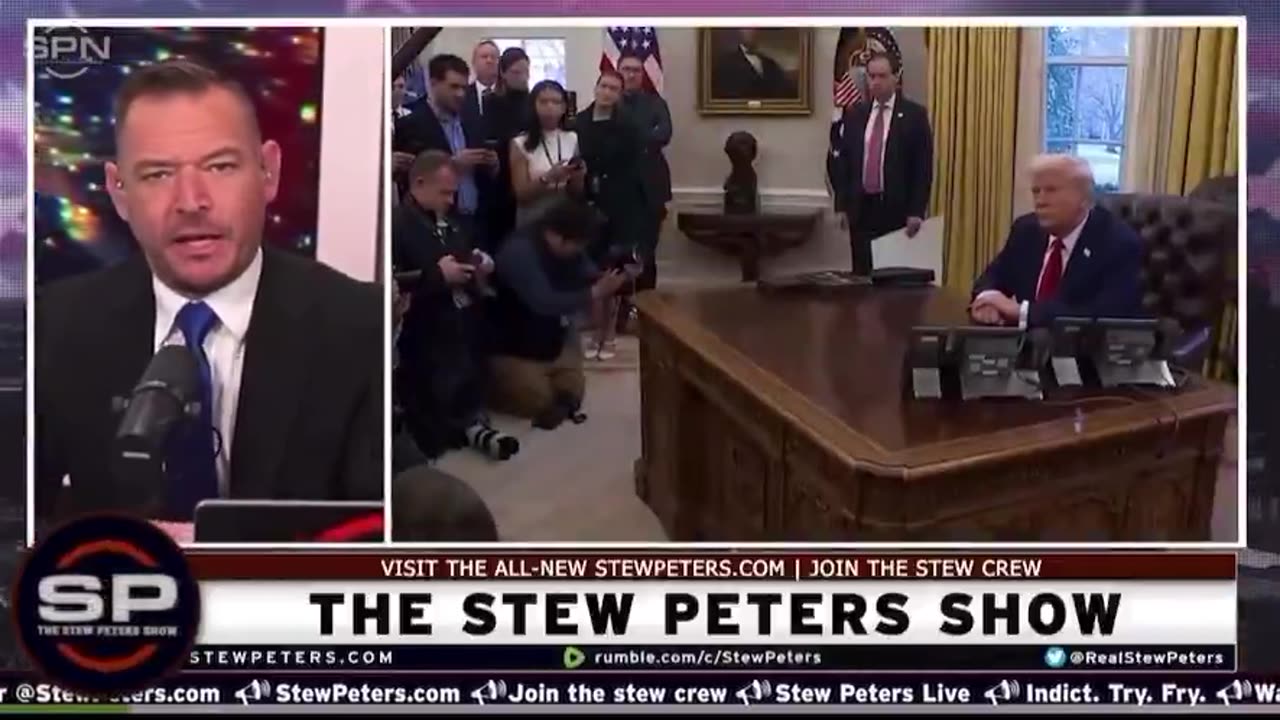 Stew Peters: “Donald Trump is owned by the j✡️ws. They paid ...
