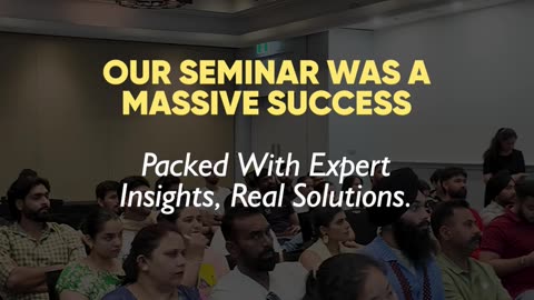 A Glimpse of AUM Global's Seminar in Sydney | Highlights from 8th Feb!