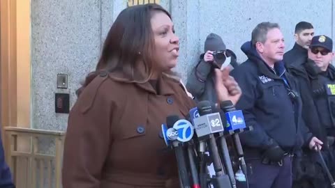 NY AG Letitia James wags her finger at Elon, Trump