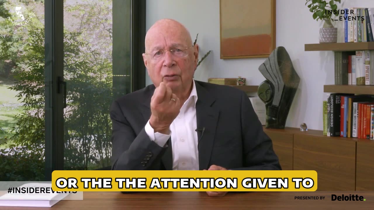 Klaus Schwab on using climate change for reshaping the society