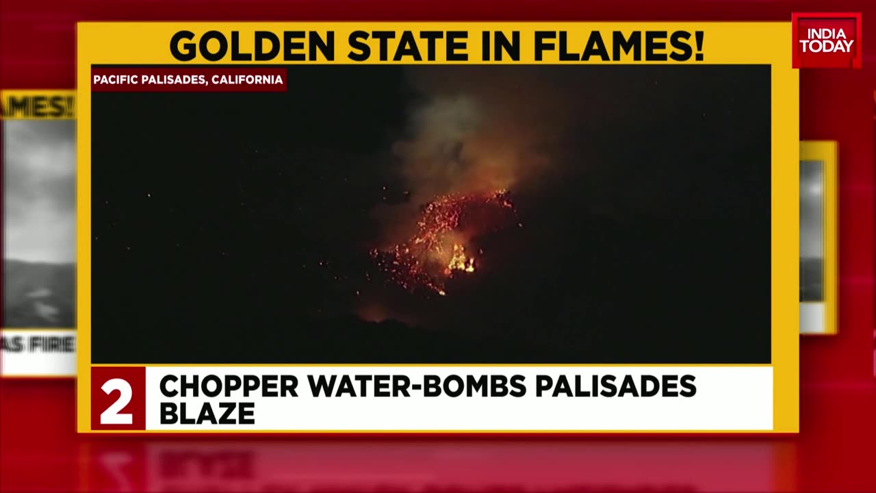 California wildfire: destroying numerous homes in upscale neighbourhoods