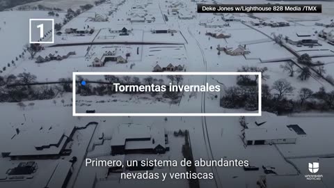 Condiciones climáticas extremas que cambiaron la vida de los estadounidenses en una semana