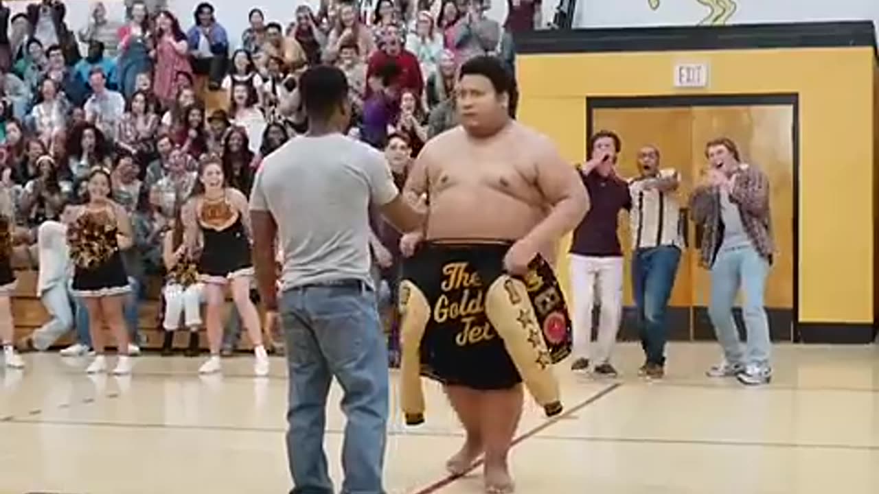 The rock motivation gym shot video