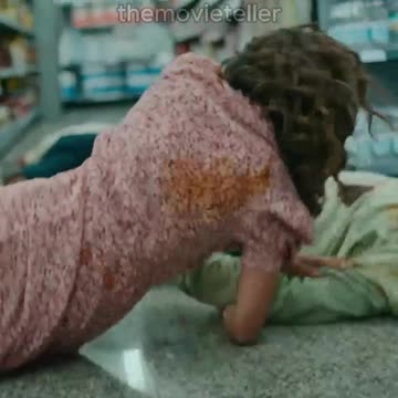 😱 Erin Carter Stops Supermarket Robbers #fyp #viralvideo #movie #netflix