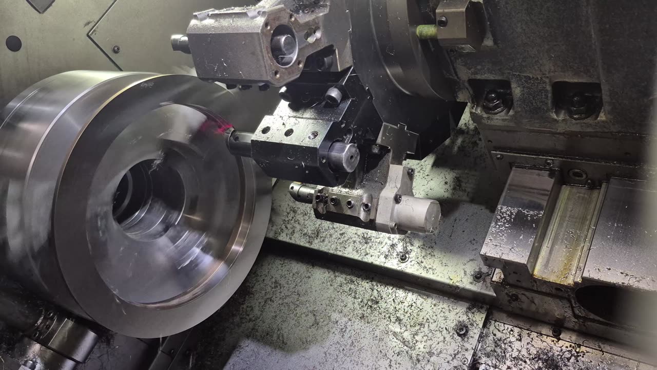 Turning a part retainer