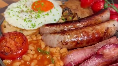 🍳☕ Delicious Full English Breakfast Recipe to Start Your Day Right