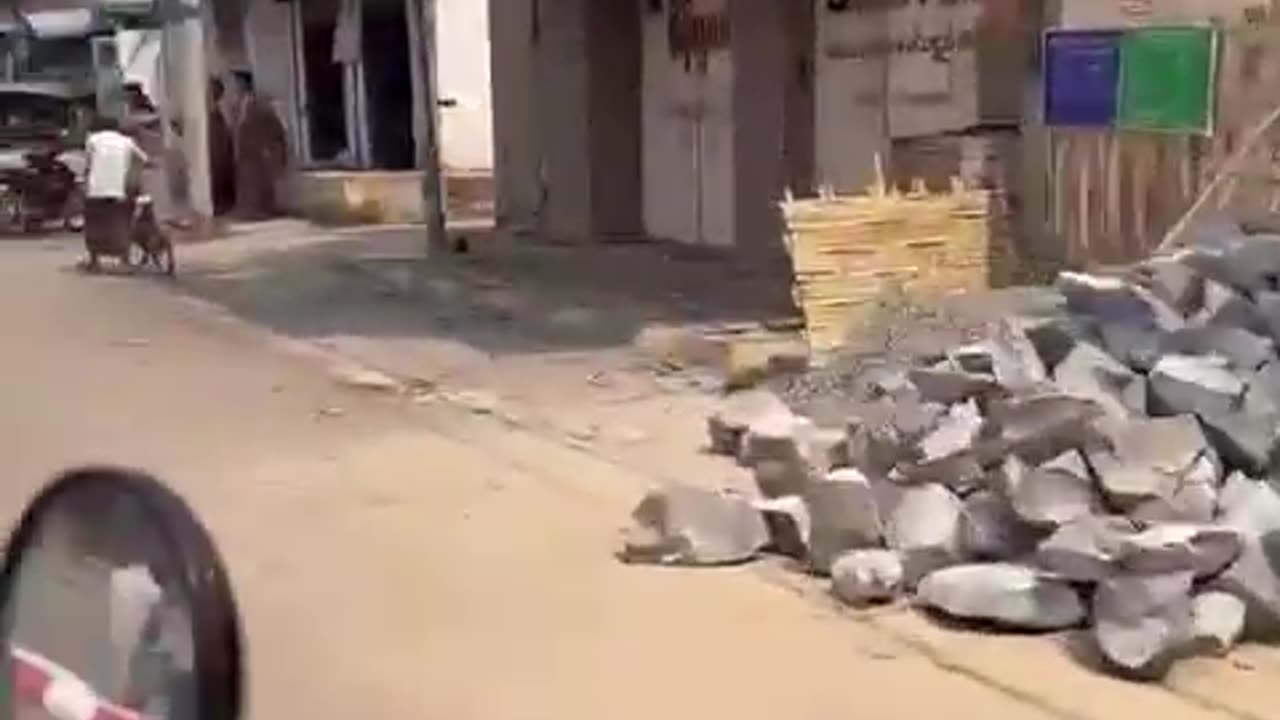 Earthquake Aftermath Seen From Streets in Devastated Sagaing City, Myanmar
