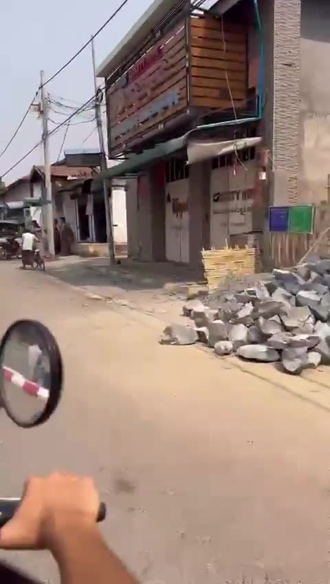 Earthquake Aftermath Seen From Streets in Devastated Sagaing City, Myanmar