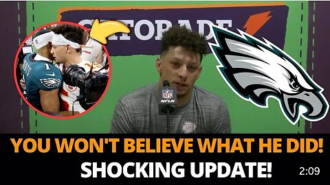 WHAT PATRICK MAHOMES SAID TO JALEN HURTS IS UNBELIEVABLE! THIS WILL SHOCK YOU! EAGLES NEWS