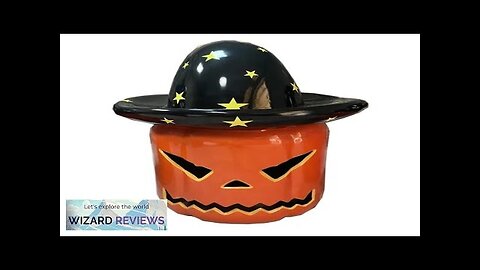 New Design Customized Halloween Fiberglass Pumpkin Sculpture Decor For Indoor & Outdoor Review