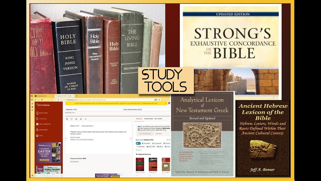 HOW TO DEEP STUDY YOUR BIBLE! ITS EASY!!